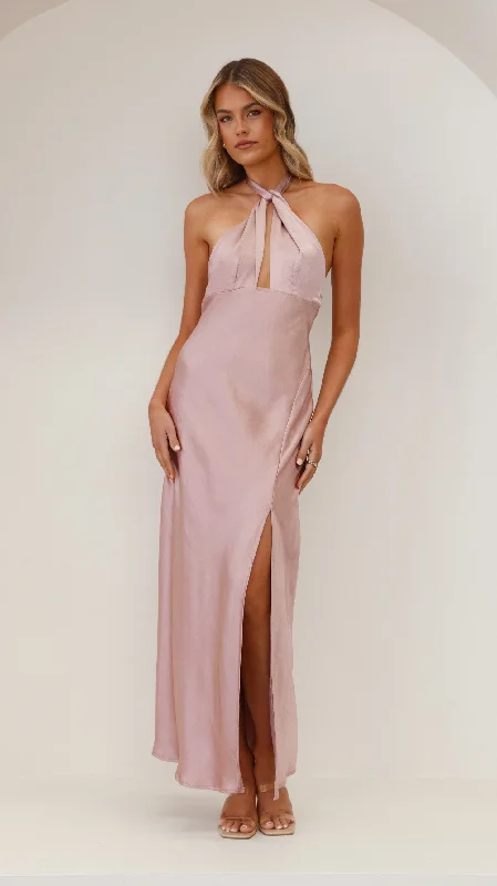 Amalia Maxi Dress - Dusty Pink