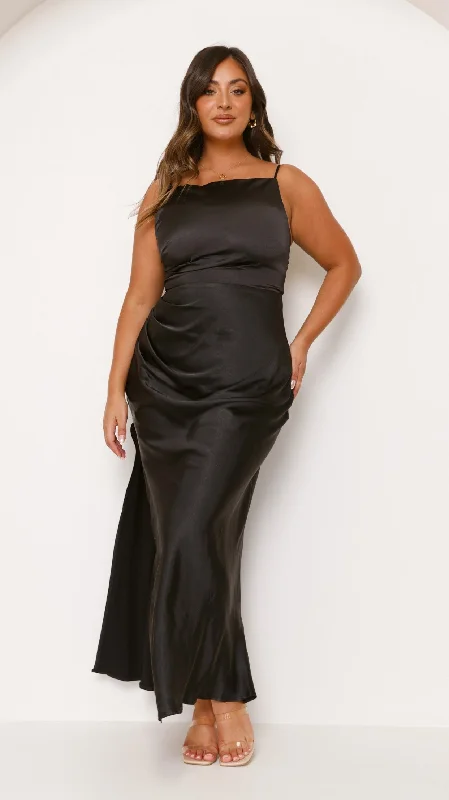 Ava Maxi Dress - Black