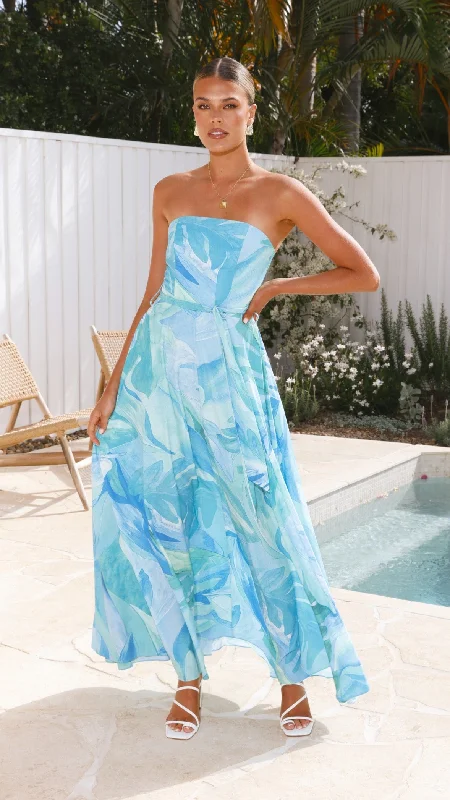 Daniella Maxi Dress - Blue