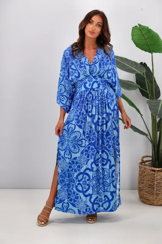 Dreamcatcher Florence Midi Dress Blue