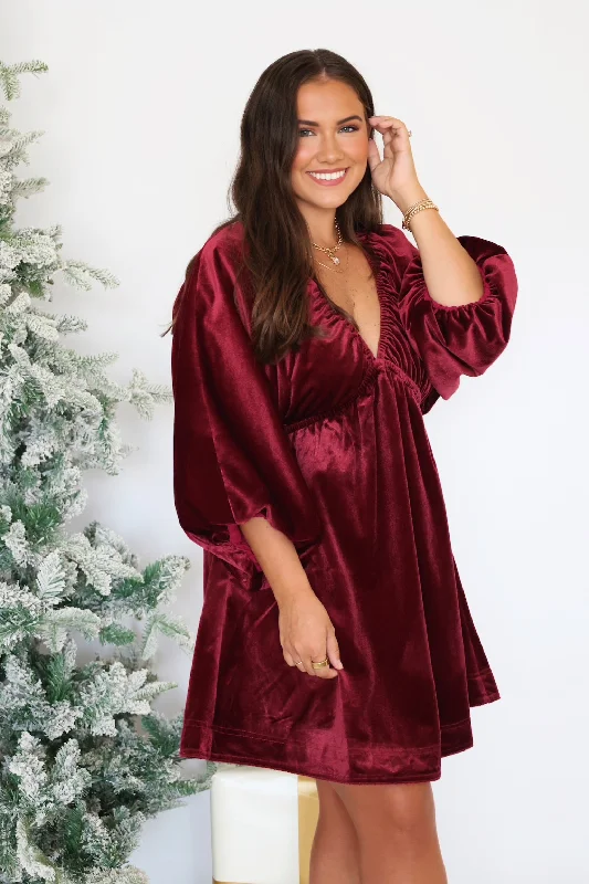 Mischa Velvet Dress