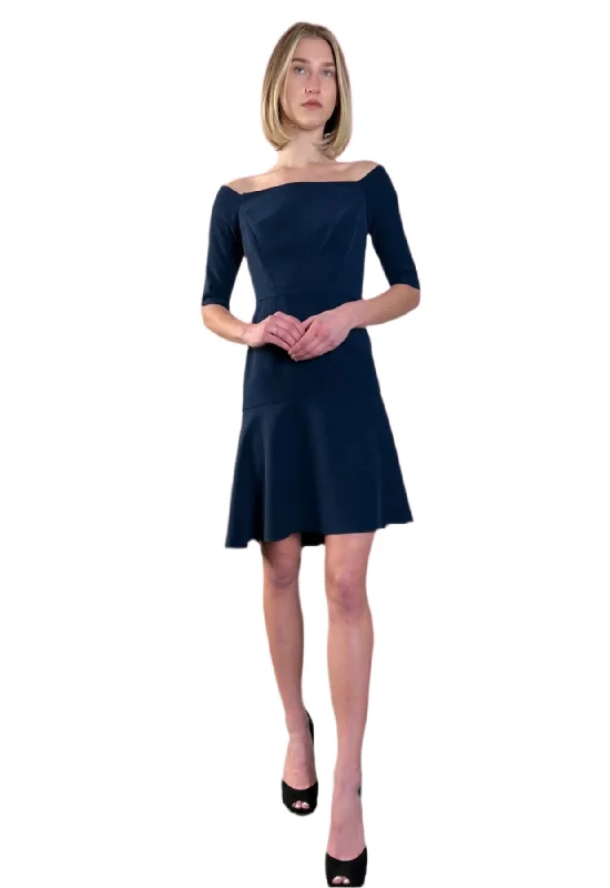 Nina Dress - Navy