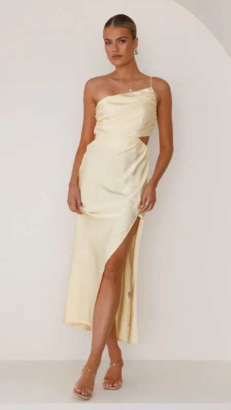 Nyla Maxi Dress - Yellow