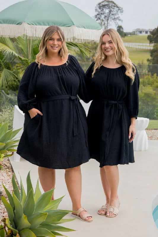 PQ Collection Avalon Dress Black