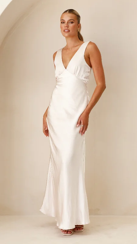 Sofia Maxi Dress - Champagne