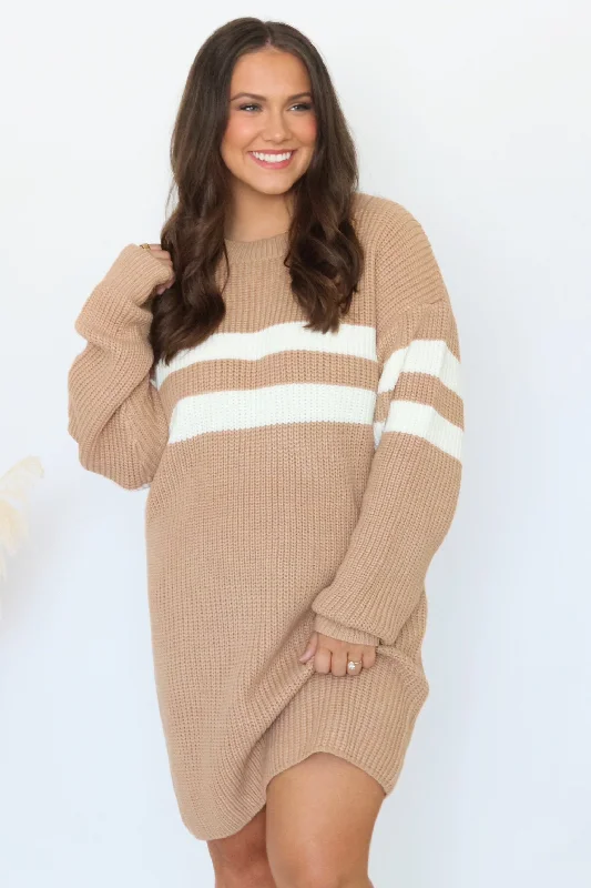 Stanford Sweater Dress - Natural