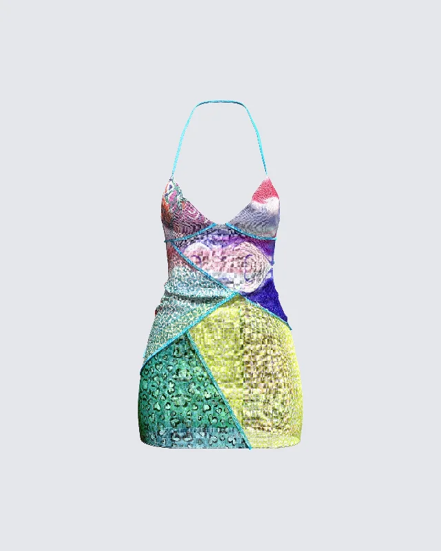 Erin Rainbow Sherbet Dress