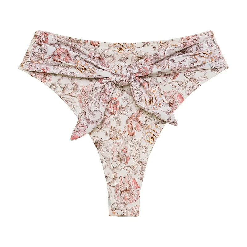 Paula Tie-Up Bikini Bottom | Venecia Floral