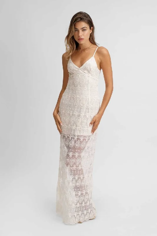 Winona Maxi Dress / Sandstone Lace FINAL SALE